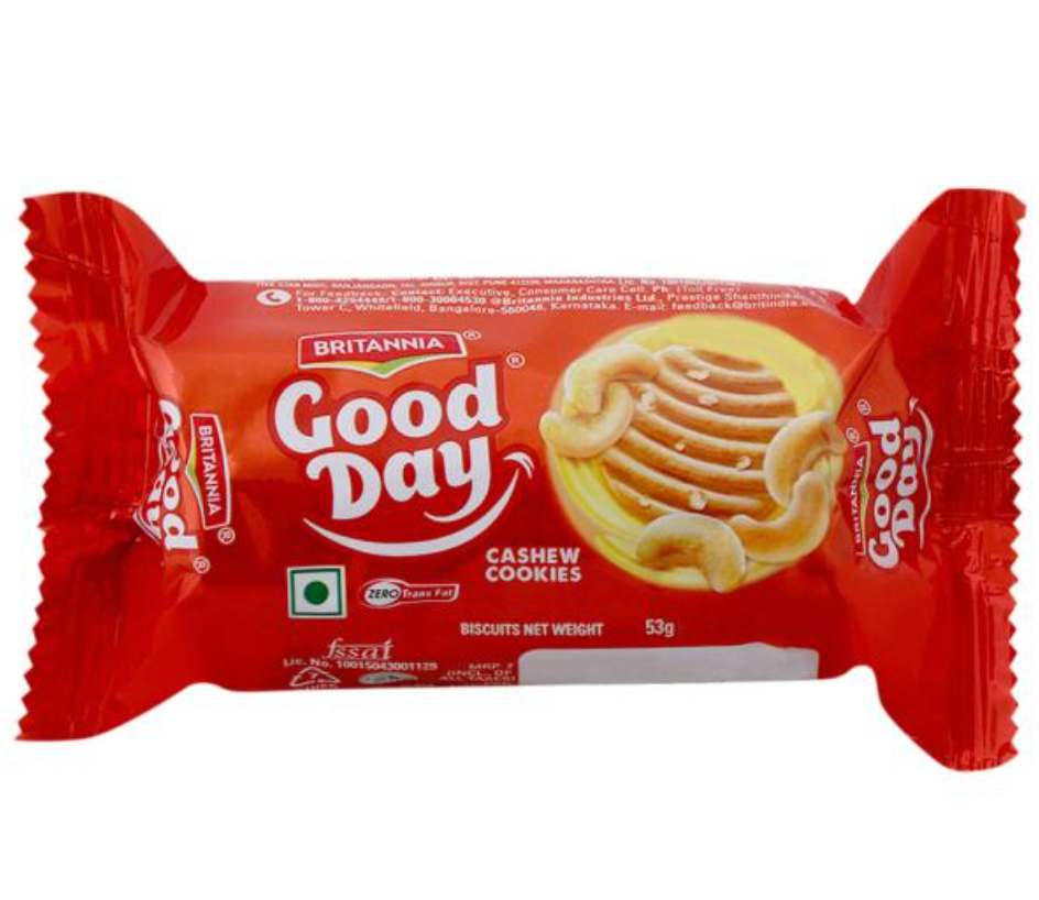 BRITANNIA GOOD DAY CASHEW COOKIES | MUNCHIE MART