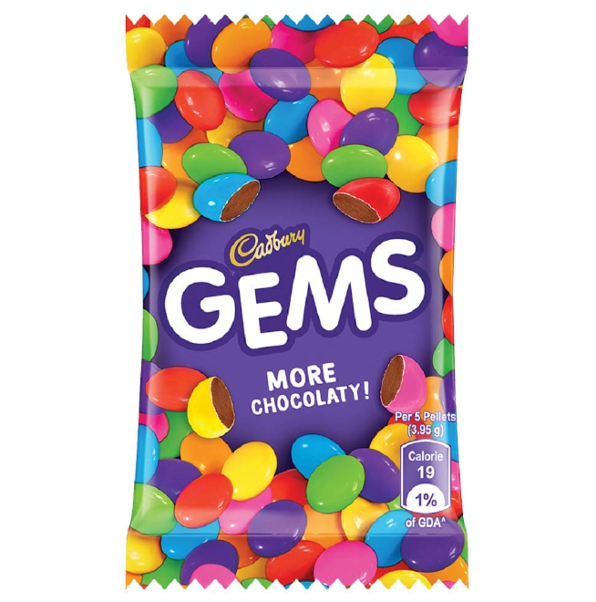 CADBURY GEMS | PACK OF 5 | MUNCHIE MART