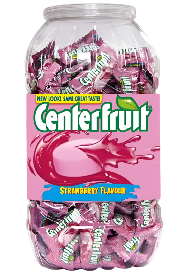 CENTER FRUIT STRAWBERRY FLAVOR | PACK OF 20 | MUNCHIE MART