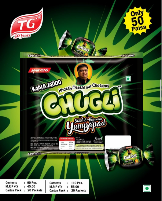 AAMOLI | CHUGLI | AAMPAPAD | KHATTA-MEETHA | PACK OF 20 | MUNCHIE MART