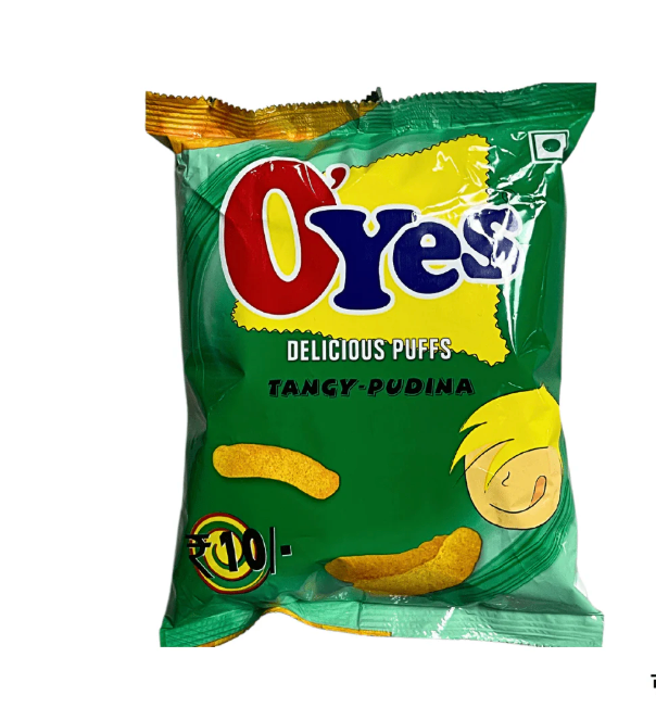 OYES DELICIOUS TANGY PUDINA PUFFS | MUNCHIE MART