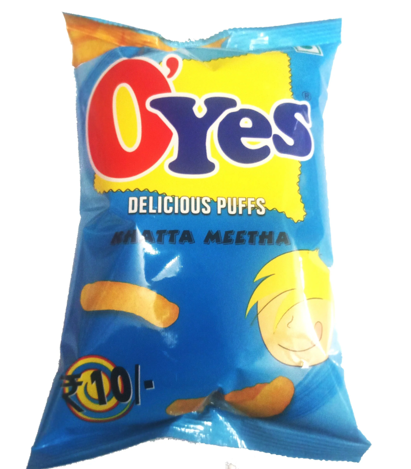 OYES DELICIOUS KHATTA MEETHA PUFFS | MUNCHIE MART